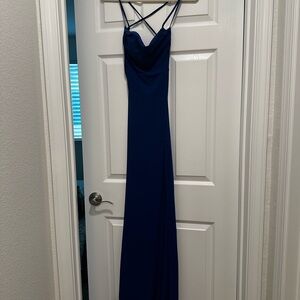 Windsor Strapless Royal Blue Dress